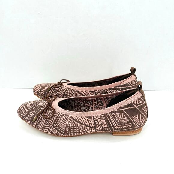 NWOT Skechers Wide Cleo Snip Sweet Class knit women’s skimmers mocha ballet flat - Picture 2 of 10